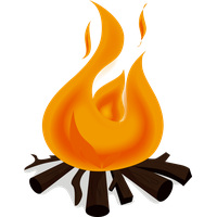 Vector Wood Campfire Free Clipart HQ