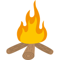 Vector Wood Campfire Free Clipart HQ