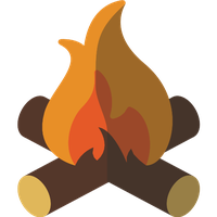 Vector Wood Campfire PNG Download Free