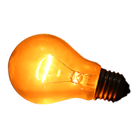 Bulb Yellow Free Download PNG HD