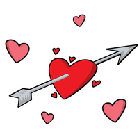 Heart Arrow Valentine Free Clipart HD