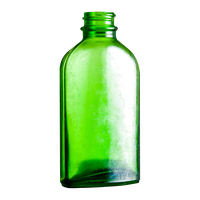Glass Green Bottle Free Transparent Image HQ