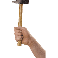 Hammer Hand Free PNG HQ