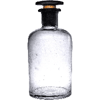 Glass Pic Bottle Translucent Free Transparent Image HD