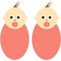 Twin Babies Free Download PNG HQ