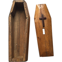 Wooden Coffin PNG Image High Quality