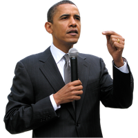 Barack Mike Obama PNG Download Free