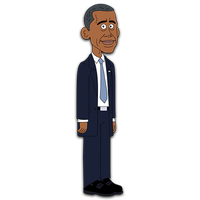 Barack Standing Obama Free Clipart HD
