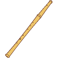 Bamboo Vector Flute PNG Download Free