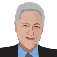 Vector Clinton Bill Free HD Image