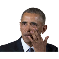 Barack Face Crying Obama Free Clipart HQ
