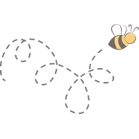 Trail Path Vector Bee Free Download Image