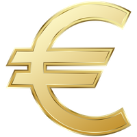 Symbol Gold Euro Free Transparent Image HD