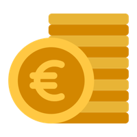 Symbol Gold Euro Free Transparent Image HQ