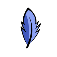 Blue Feather Vector Pic PNG Free Photo