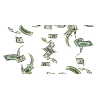 Money Falling Notes Free Clipart HD