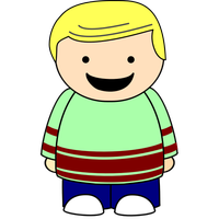 Standing Boy Vector Free Download PNG HD