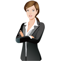 Woman Vector Business PNG Download Free