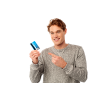 Credit Card Holding Hand PNG Image High Quality