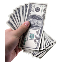 Dollars Holding Hand Free Download Image