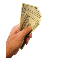 Dollars Male Holding Hand Free Clipart HQ