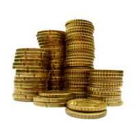 Golden Coins Stack Photos Currency