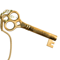Antique Key Gold Free Download PNG HQ