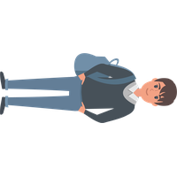 Vector Student Free Transparent Image HQ