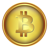 Currency Bitcoin Digital PNG File HD