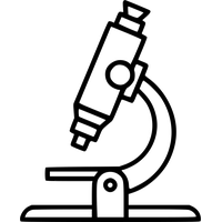 Microscope Silhouette Free Clipart HD