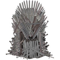 Throne Chair Iron PNG Image High Quality