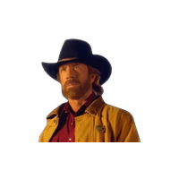 Cowboy Chuck Norris PNG Image High Quality