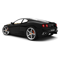 Car Matte Black Ferrari Download HD
