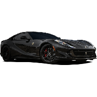 Car View Black Ferrari Side