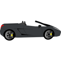 Ferrari Vector Black Free Download PNG HQ