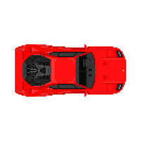 Top Ferrari Pixel View Free Transparent Image HD