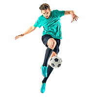 Jump Player Football PNG File HD