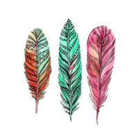 Watercolor Images Feather Free Transparent Image HQ