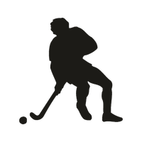Field Ball Silhouette Hockey PNG Image High Quality