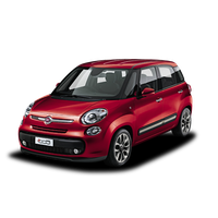 Front Fiat Red View Free HD Image