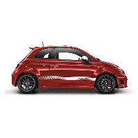 Fiat Side Red View Free Transparent Image HD