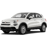 Fiat White Side View PNG Image High Quality