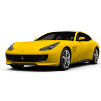 Ferrari Side Yellow View HD Image Free