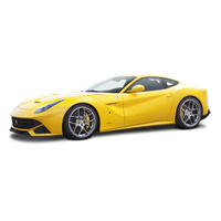 Ferrari Side Yellow View Free Photo