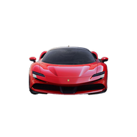 Front Ferrari Red View Free PNG HQ