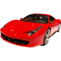 Front Ferrari Red View Free Download PNG HD