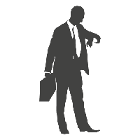 Standing Business Man PNG Free Photo