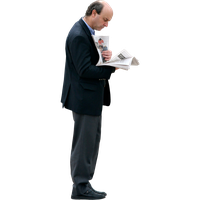 Standing Man Business Suit Free Clipart HQ