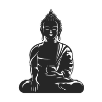 Vector Buddha Statue PNG Download Free