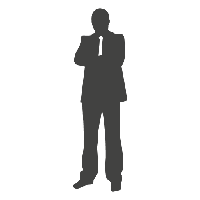 Standing Vector Business Man Free Clipart HD